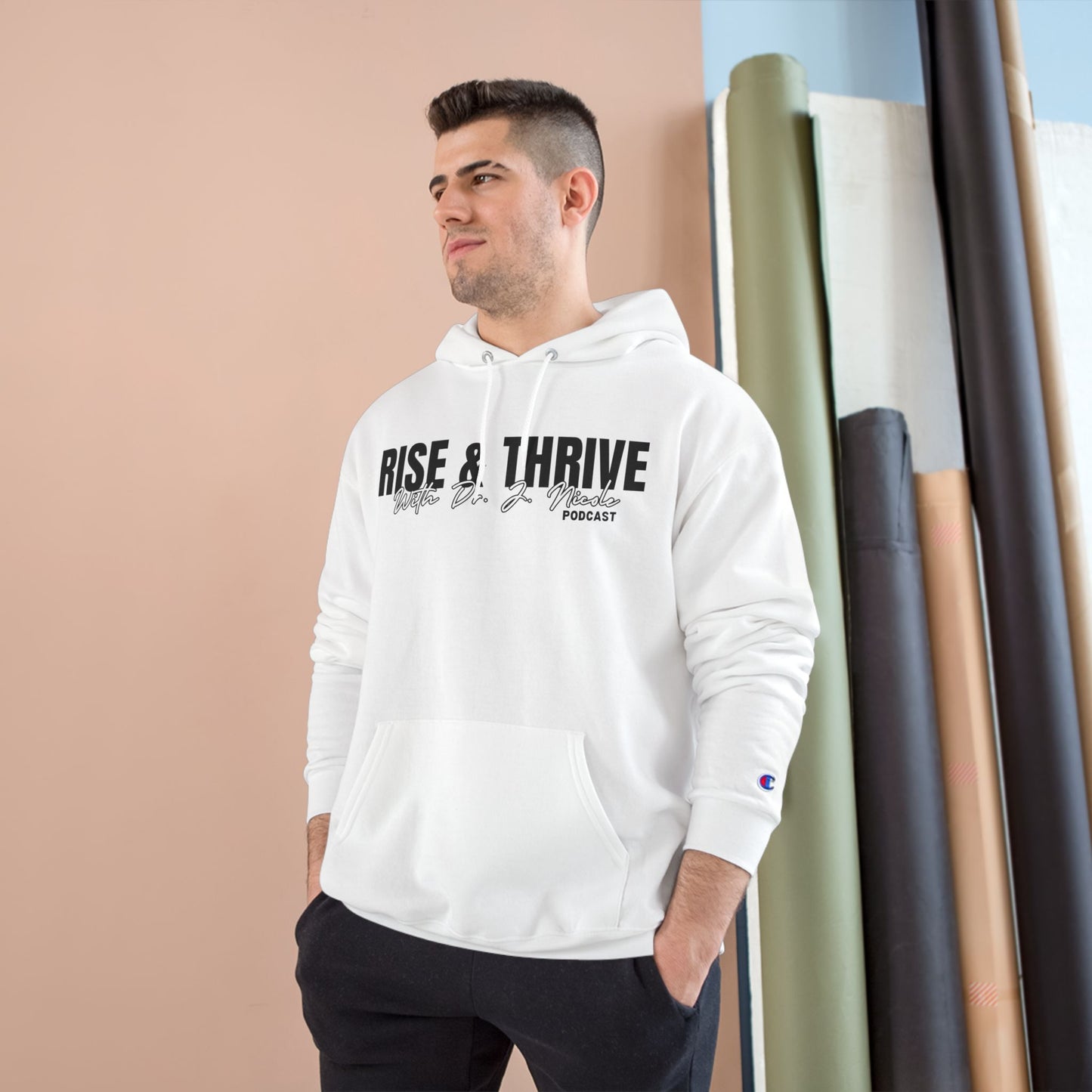 Rise and Thrive Champion Hoodie