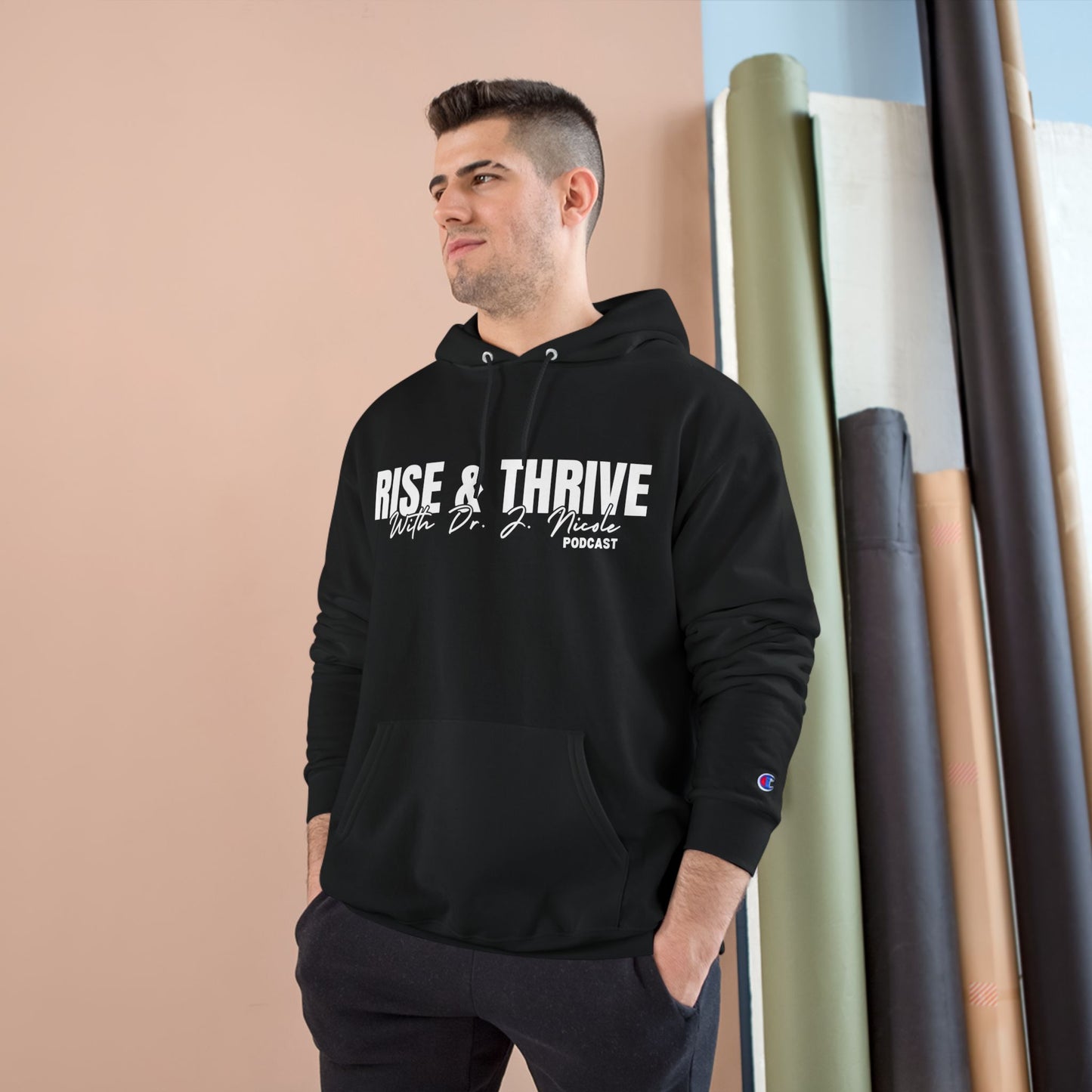 Rise and Thrive Champion Hoodie