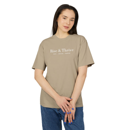 Rise & Thrive Tee - Khaki