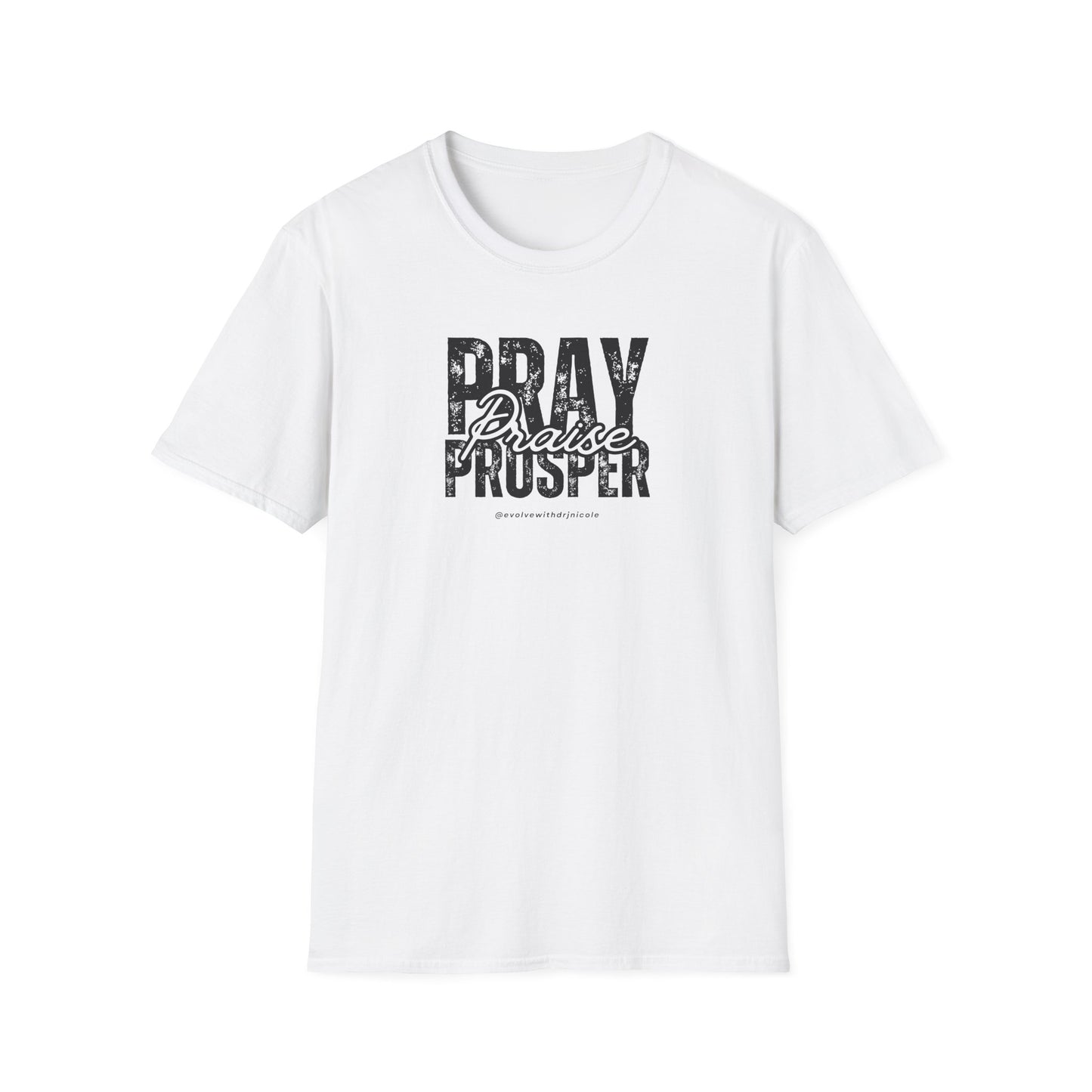 PRAY. PRAISE. PROSPER | Christian T-Shirt