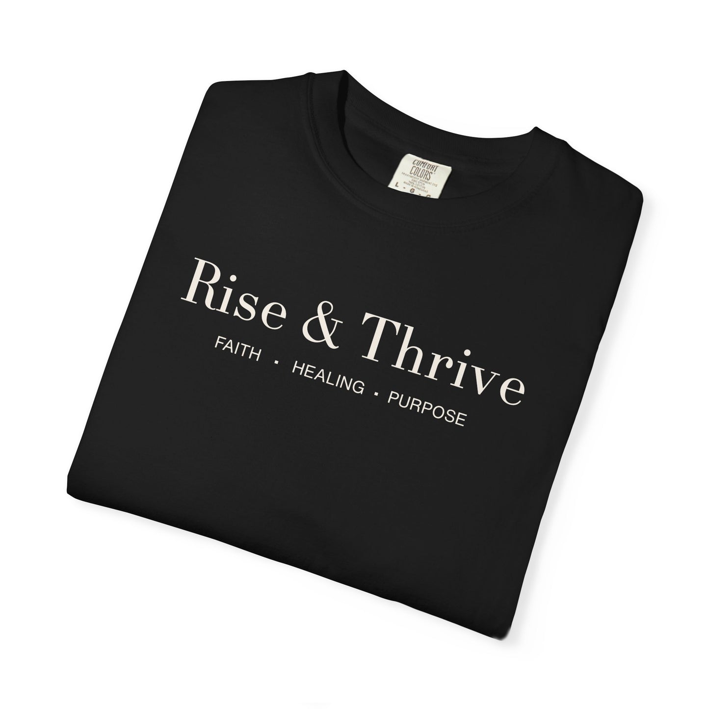 Rise & Thrive Tee - Black