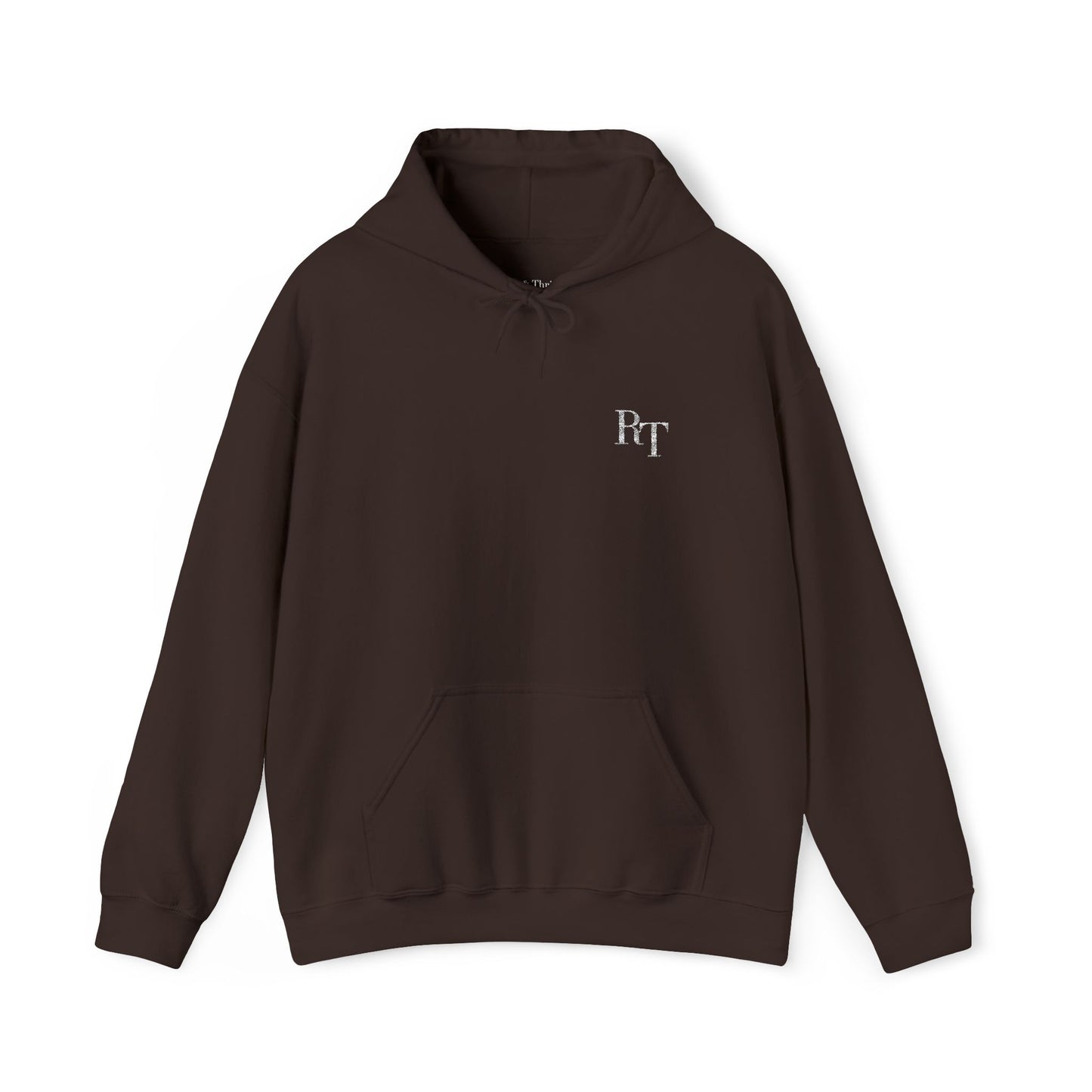 RT Monogram Hoodie (Embroidered) - Dark Chocolate