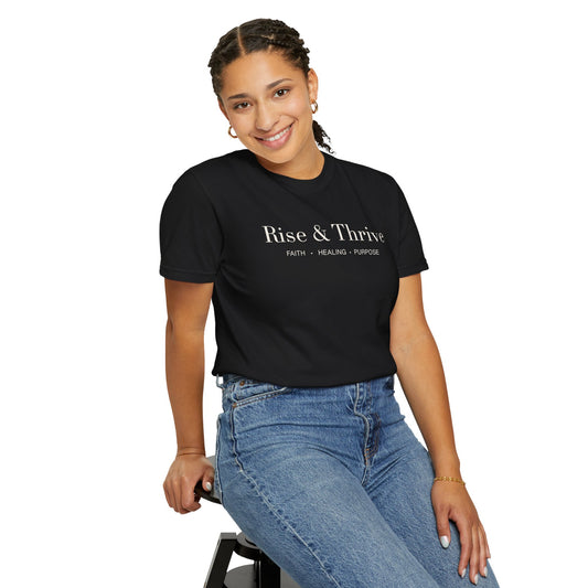 Rise & Thrive Tee - Black