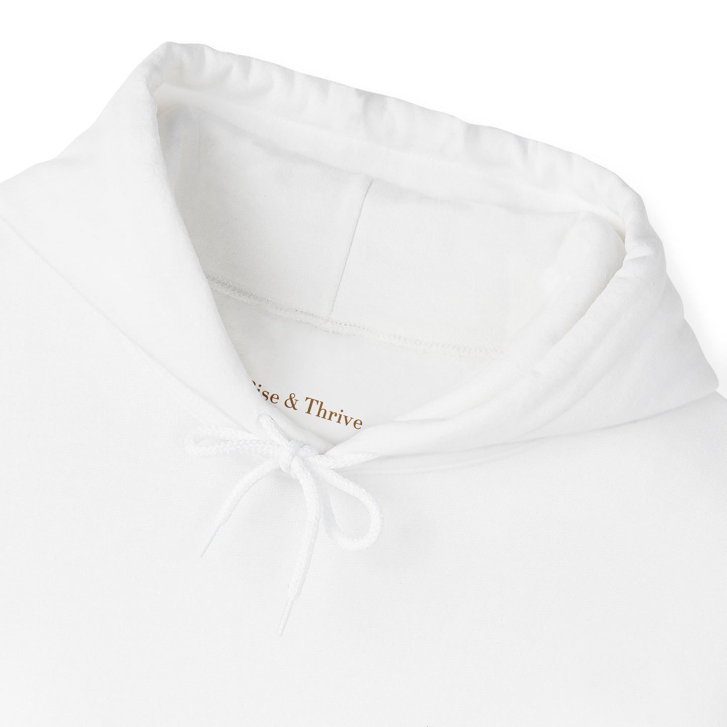 RT Monogram Hoodie (Embroidered) White/Gold