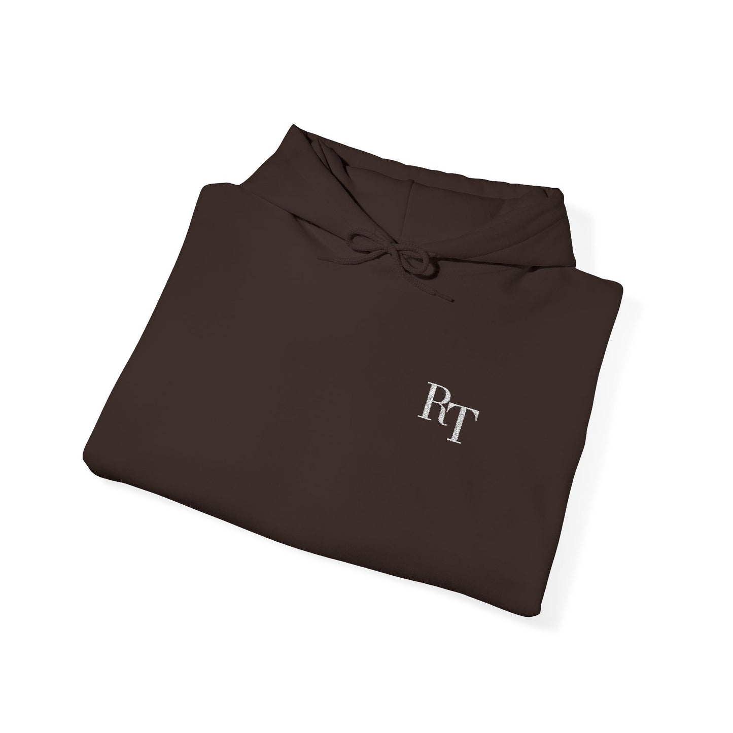 RT Monogram Hoodie (Embroidered) - Dark Chocolate