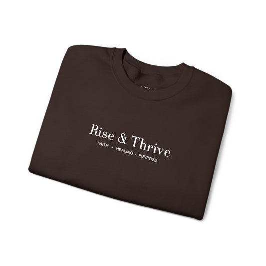 Rise & Thrive Embroidered Crewneck