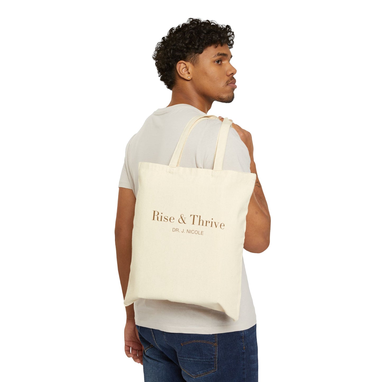Rise & Thrive Canvas Tote Bag
