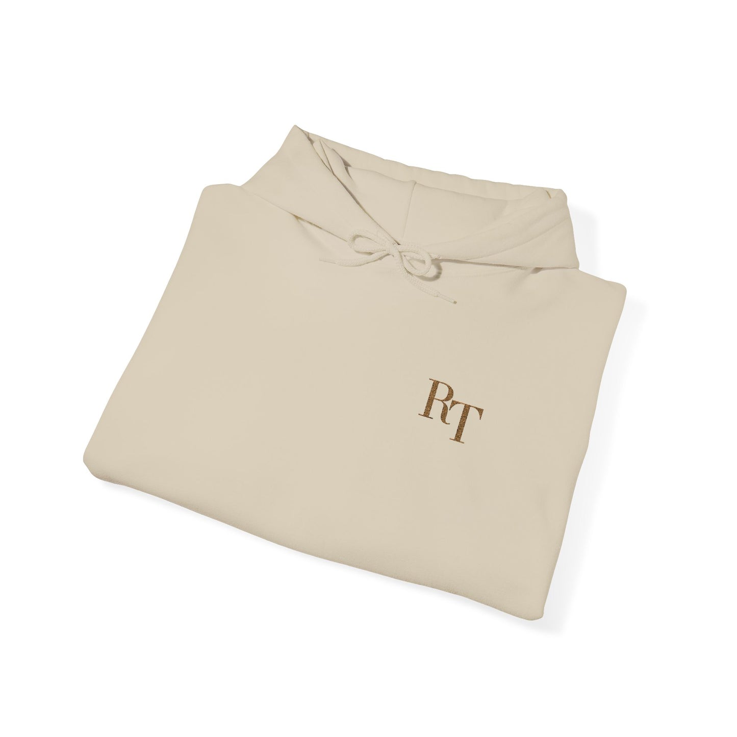 RT Monogram Hoodie (Embroidered) - Sand