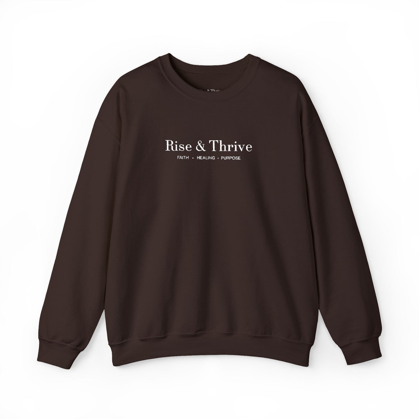 Rise & Thrive Embroidered Crewneck