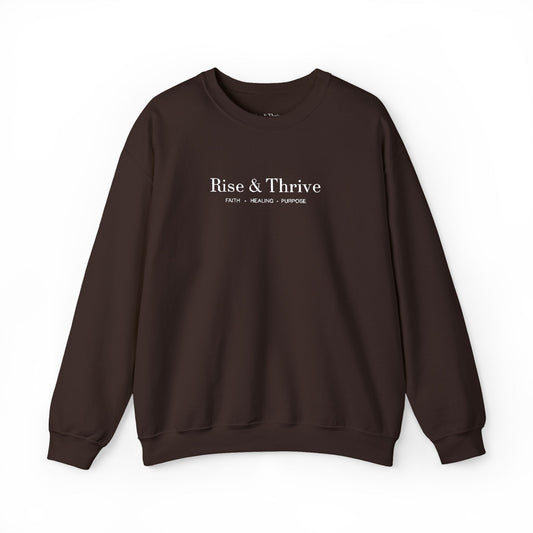 Rise & Thrive Embroidered Crewneck
