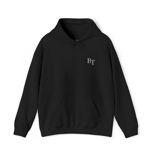 RT Monogram Hoodie Embroidered - Black