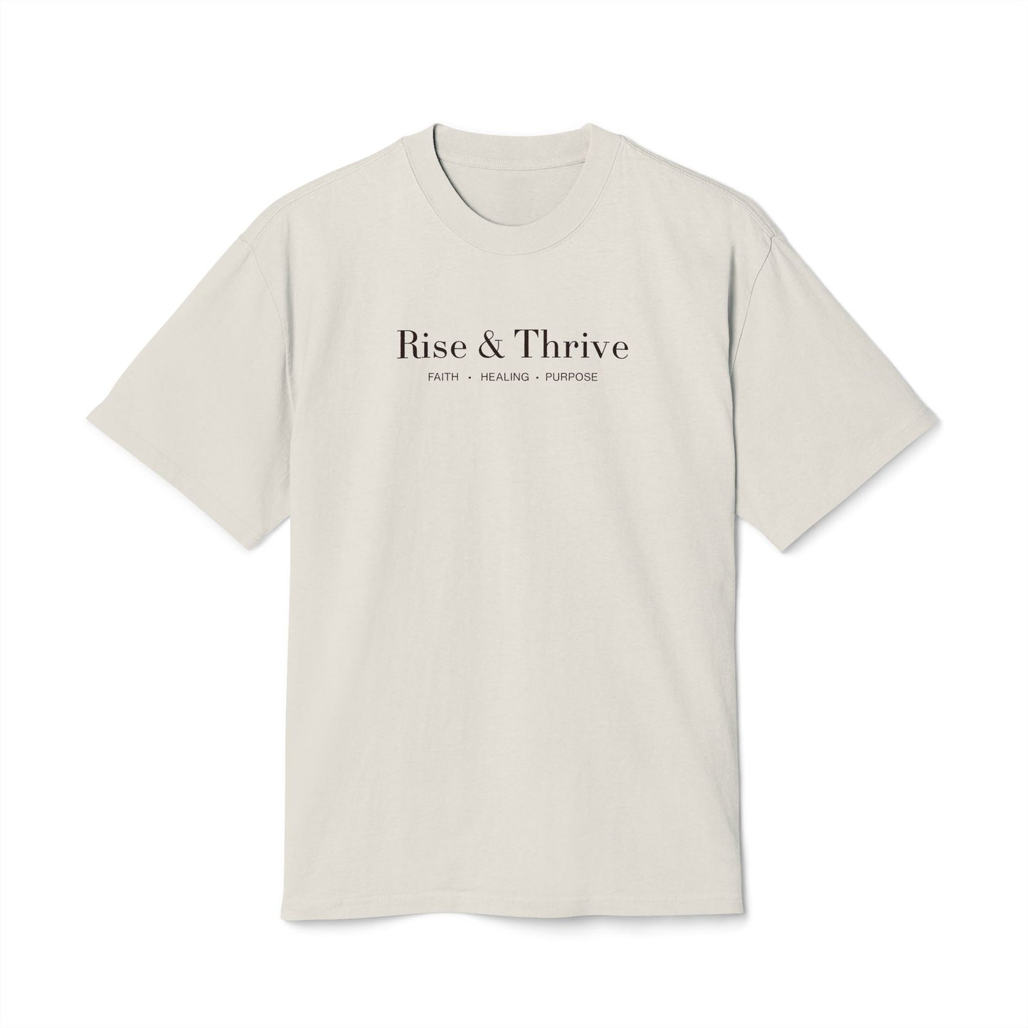 Rise & Thrive Tee - Bone