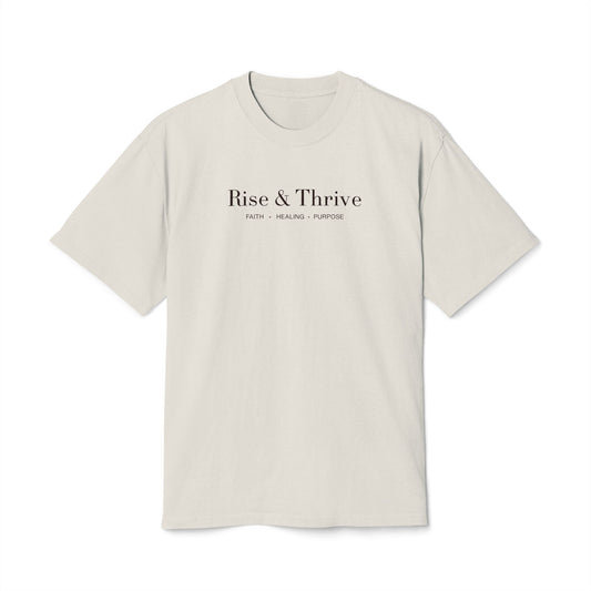 Rise & Thrive Tee - Bone
