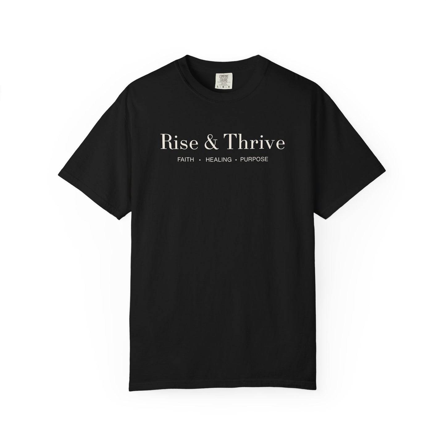 Rise & Thrive Tee - Black