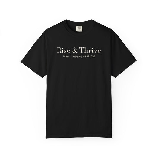 Rise & Thrive Tee - Black