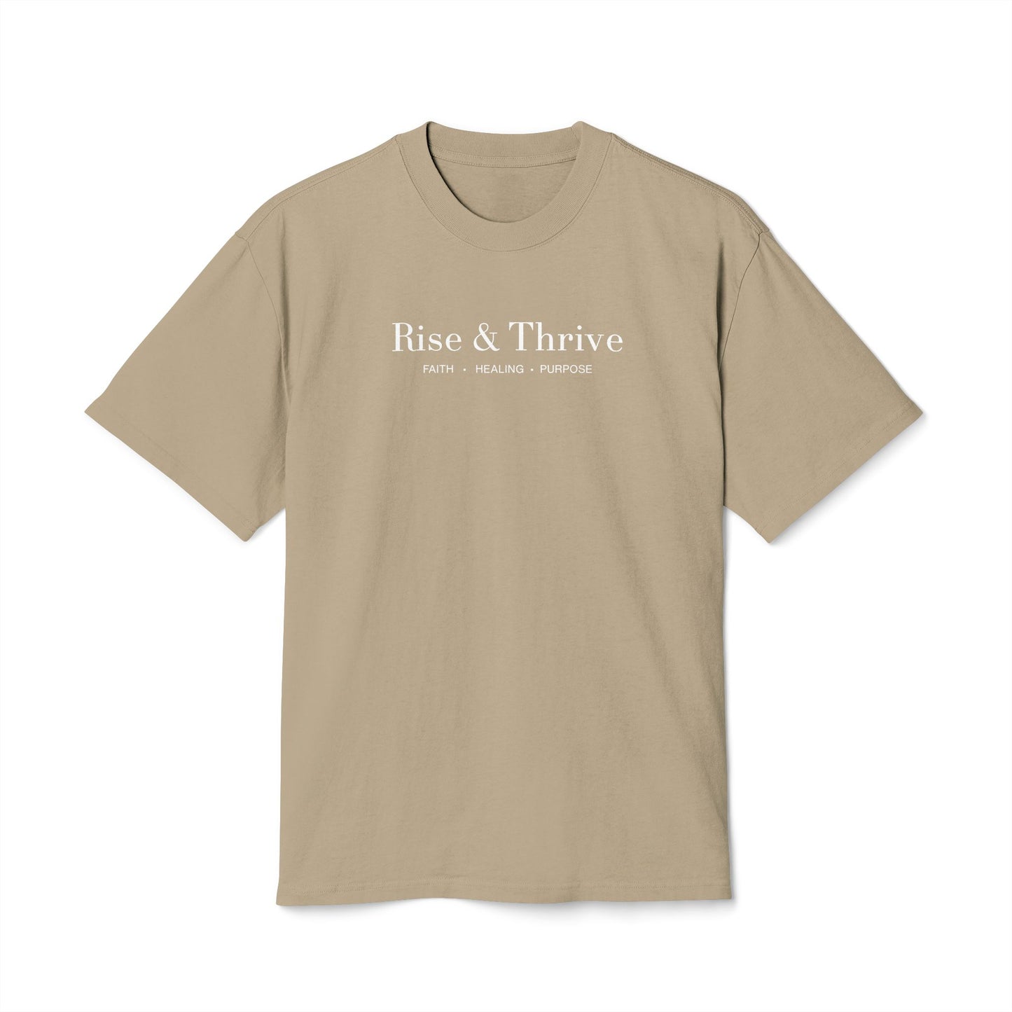 Rise & Thrive Tee - Khaki