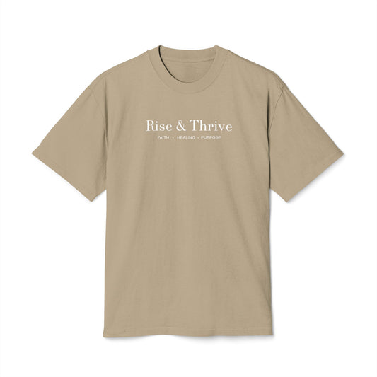 Rise & Thrive Tee - Khaki