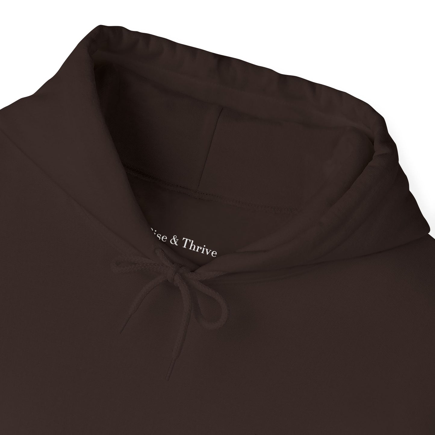 RT Monogram Hoodie (Embroidered) - Dark Chocolate